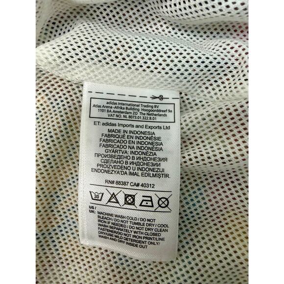 Adidas x Farm Rio Fugiprabali Tropical Windbreaker Track Jacket Floral Lined S - Picture 9 of 13